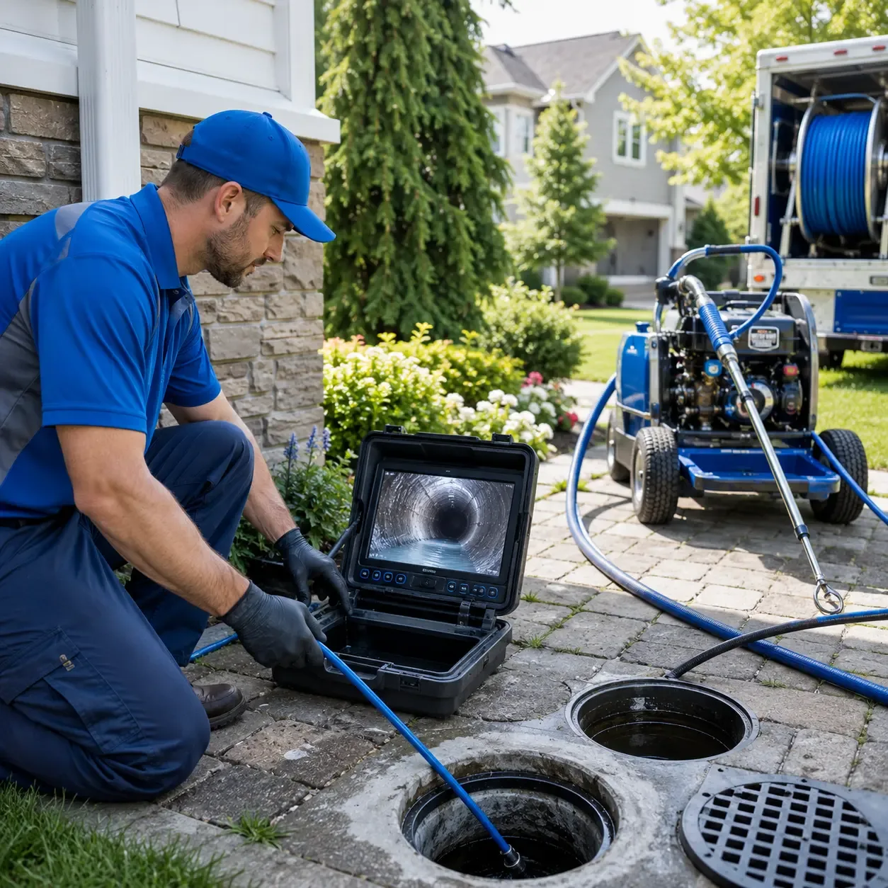 Outdoor drain cleaning professionals serving Alto, TX